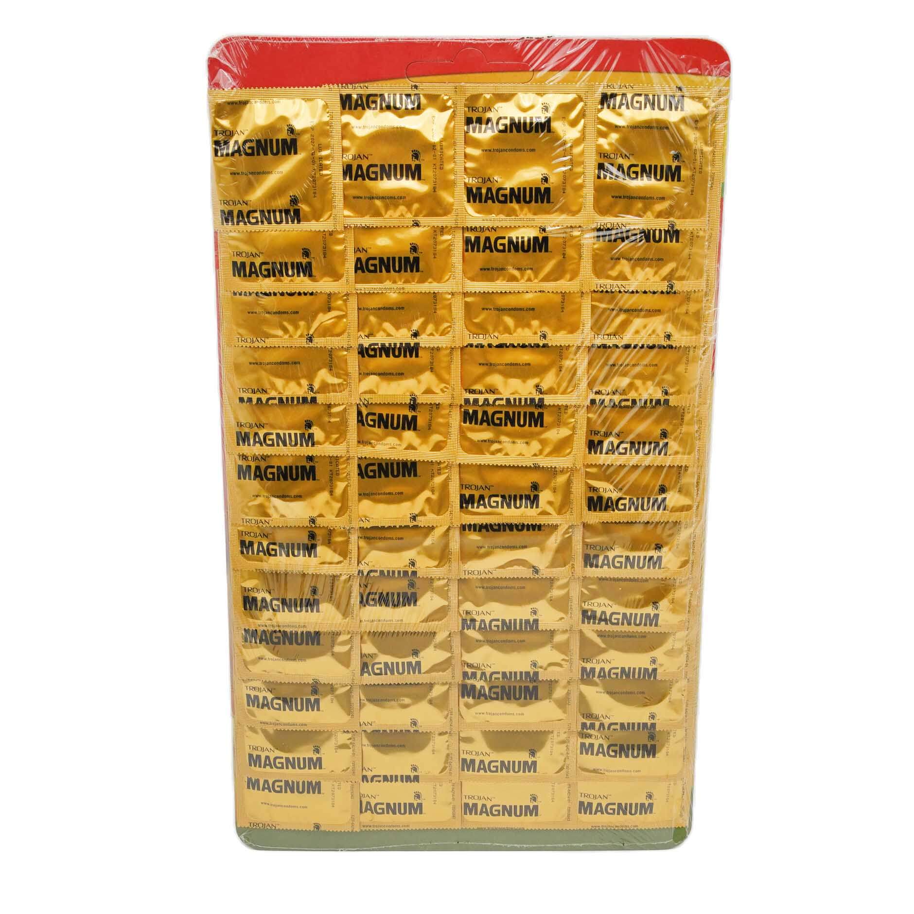 Trojan Magnum Latex Condoms | 1 pack | 48 Count Display  product image